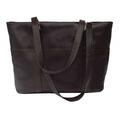 Piel Chocolate 15In Laptop Shopping Bag 2470-CHC